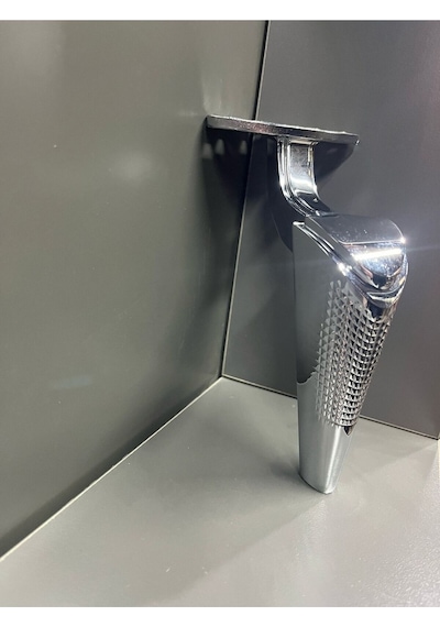 Lara Metal Ayak 20cm Krom Koltuk Dolap Komidin Şifonyer Modern Tv Ünite Modern Mobilya Puf Gümüş