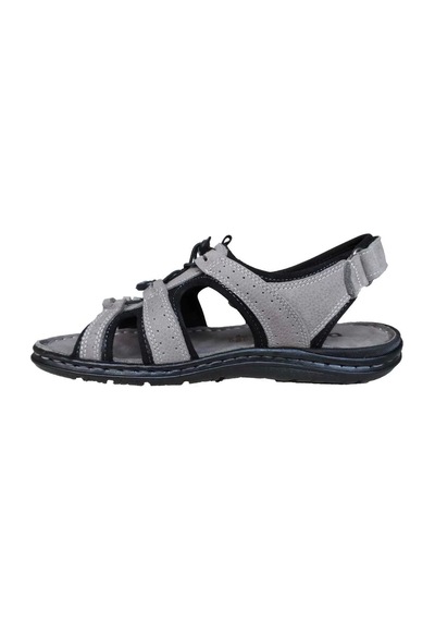 Dr.Soft Erkek Deri Sandalet 024-0044 - Gri