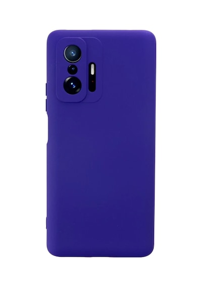 Xiaomi Mi 11t Pro Uyumlu Kılıf Nano İçi Kadife Silikon - Mor Çok Renkli