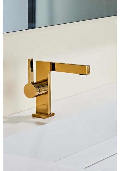 Sera Kısa Lavabo Bataryası Parlak Altın