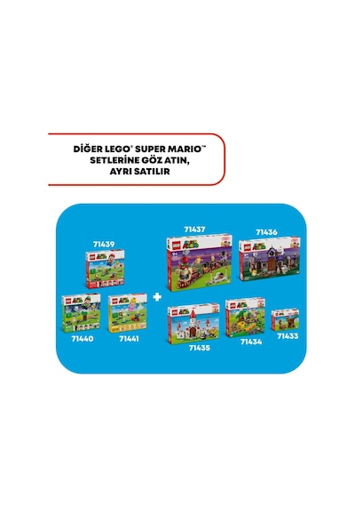LEGO® Super Mario™ 71441 İnteraktif LEGO® Peach™ ile Maceralar 71441 - 6+ Oyuncak Yapım Seti (208P)
