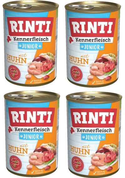 Rinti Tavuklu Gurme Yavru Köpek Konservesi 400 G X 4 Adet