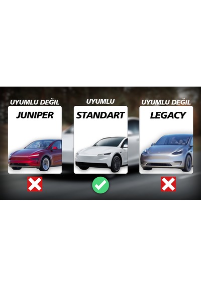 Tesla Model Y Boş Standart Paket İçin Uyumlu Paspas Takımı