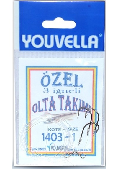 Youvella 1403 Hazır 3 İğneli Yemli Takım No:1