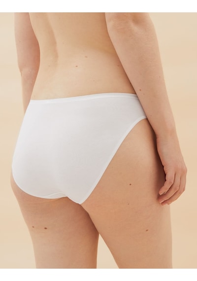 Marks & Spencer 5'li Dikişsiz High Leg Külot Seti T61004666 Beyaz