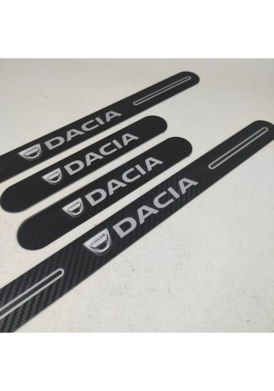Dacia Sandero Uyumlu Carbon Kapı Eşiği + F1 Kulakçık (551019295)