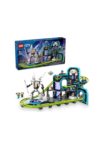 LEGO® City Robot Dünyası Hız Treni Parkı 60421 - 8 Yaş & Üzeri Çocuklar için Yaratıcı Oyuncak Yapım Seti (986 Parça)