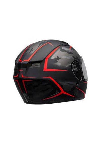 Bell Qualıfıer Stealth Camo Matte Black-Red