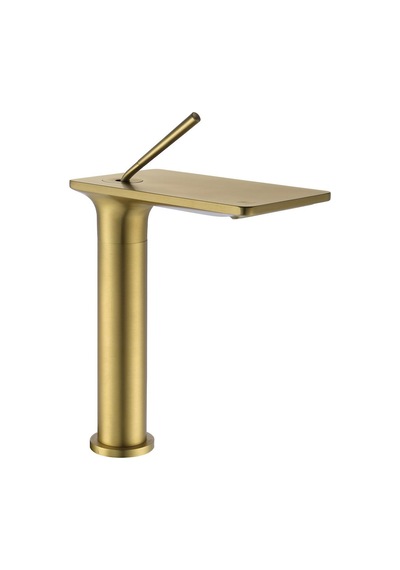 Fj-5022 Fırçalanmış Altın Yüksek Lavabo Bataryası Renkli