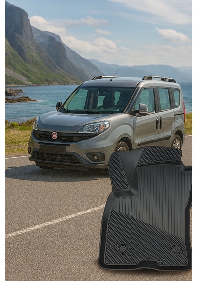 Fiat Doblo 2010+ Uyumlu 3d Oto Paspas Premium