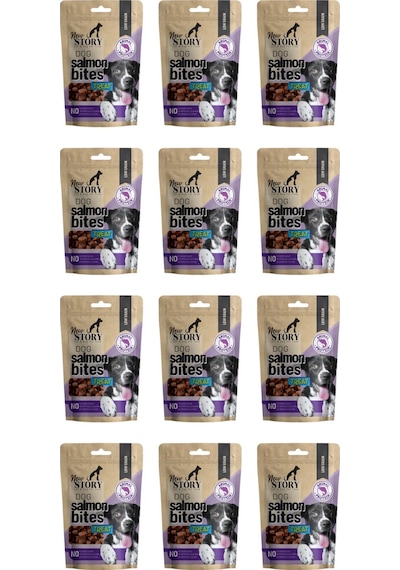 Dog Salmon Bites 12x80gr. Somonlu, Köpek Ödül Maması