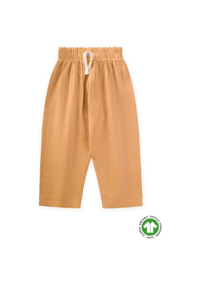Cigit Organic Beli Fırfırlı Geniş Kesim Müslin Pantolon 1-8 Yaş Sundres Sundres Cigit Organic Beli Fırfırlı Geniş Kesim Müslin Pantolon 1-8 Yaş Sundres Sundres