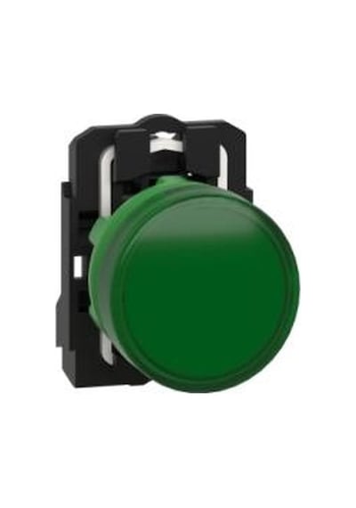 Schneider Electric XB5AVM3 230-240V Ø22 Düz Lens Entegre Led Pilot Işığı Yeşil