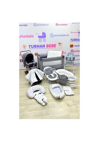 20 Parça Bebek Çeyiz Seti Bebek Arabası Puset Beşik Ana Kucağı Bebek Bakım Çantası 7'li Tekstil Seti Griy Griy 20 Parça Bebek Çeyiz Seti Bebek Arabası Puset Beşik Ana Kucağı Bebek Bakım Çantası 7'li Tekstil Seti Griy Griy