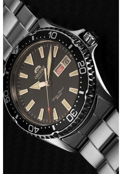 Orient Ra-aa0004e39b Kamasu Erkek Kol Saati Gri - Yeşil