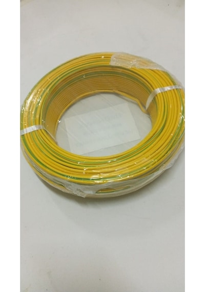 2.5 Mm 100 Metre Sarı-yeşil Nya Kablo . Tam Kesit Topraklama Tesisat Kablosu