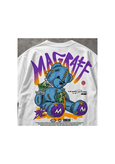 Yolo Street Mgrf Ayıcık Baskılı Beyaz Oversize Erkek Tişört Büyük Sırt Baskı %100 Pamuk Streetwear Beyaz1a1 Yolo Street Mgrf Ayıcık Baskılı Beyaz Oversize Erkek Tişört Büyük Sırt Baskı %100 Pamuk Streetwear Beyaz1a1