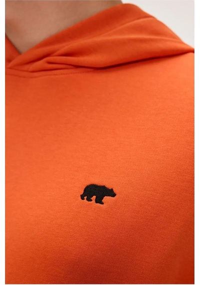 Bad Bear Drake Hoodie Os Turuncu Erkek Sweatshirt 001
