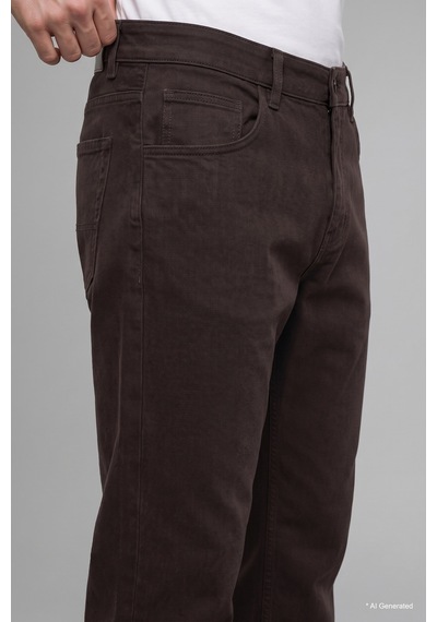Defacto Baggy Fıt Normal Bel Geniş Paça Jean Pantolon I6144ax26aubn192 Kahve-bn192