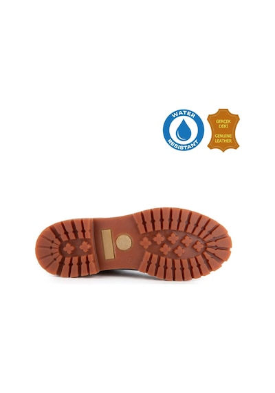 Hush Puppies Helppo 725812 Gerçek Deri, Anatomik, Waterresist Erkek Bot Tarçın Tarçın