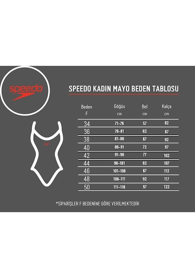 Speedo Endurance Plus Kadın Yüzücü Mayosu 8-00317416692 Çok Renkli