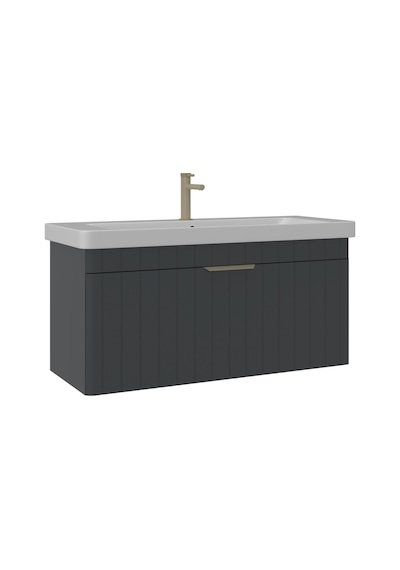 Orka Procida 105 Cm Mat Antrasit Banyo Dolabı Alt Modül Lavabo Antrasit Orka Procida 105 Cm Mat Antrasit Banyo Dolabı Alt Modül Lavabo Antrasit
