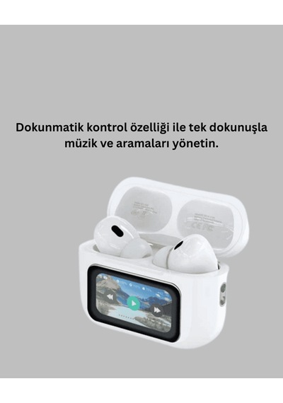 Akıllı Bluetooth Kulaklık, Dokunmatik Kontrol, Yüksek Bas Belirtilmemiş