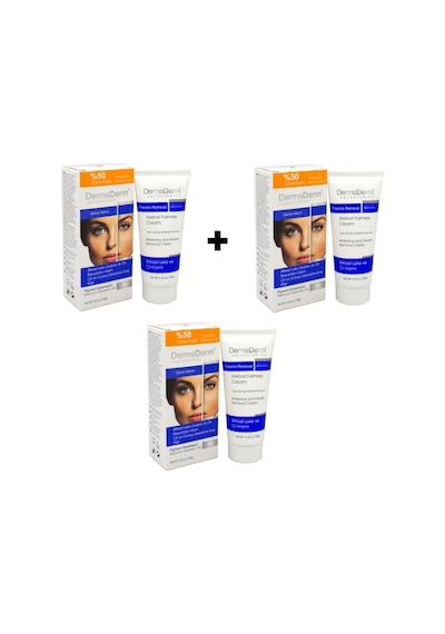 Dermaderm Bitkisel Leke ve Çil Gece Kremi 3 x 100 G