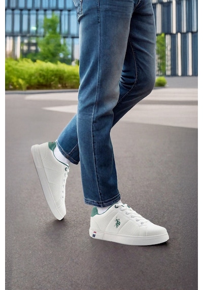 U.s. Polo Assn. Anthony 5fx Beyaz Erkek Sneaker 000000000101947464 Beyaz-yesıl