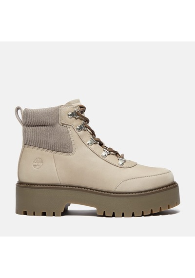 Timberland Stone Street Mid Lace Up Boot Kadın Bot-32137 Gri
