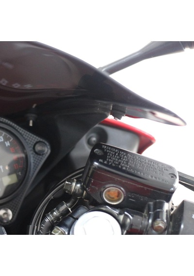 GP Kompozit Honda CBR600F 2005-2008 Uyumlu Ön Cam Siyah 39 cm