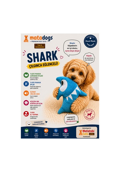 Köpek Oyuncağı Shark