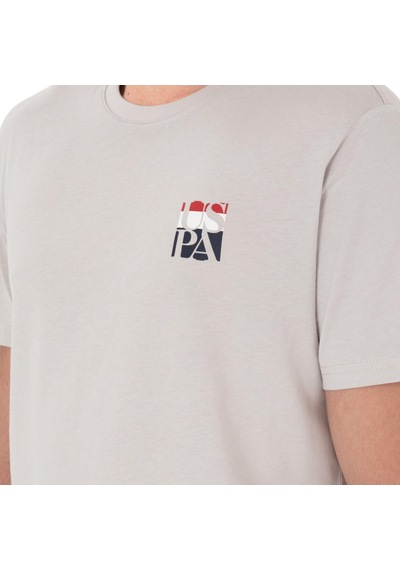 U.S. Polo Assn. Erkek Regular Fit Bisiklet Yaka Tişört Gri