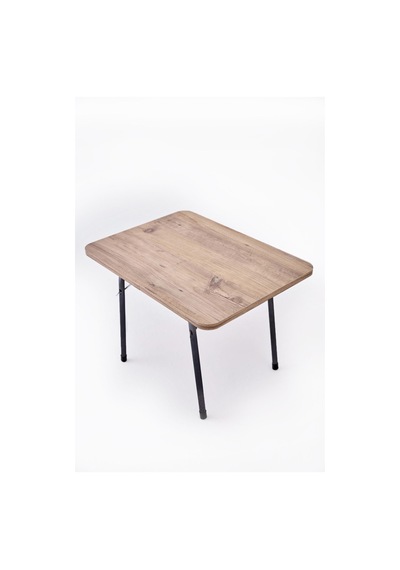 Exent 45x60 Cm Kamp Sehpası, Piknik, Bahçe Balkon Plaj Sehpası Katlanır Sehpa-atlantik Çam Kahverengi