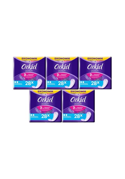 Orkid Günlük Koruma Günlük Ped Normal 5 x 28'li