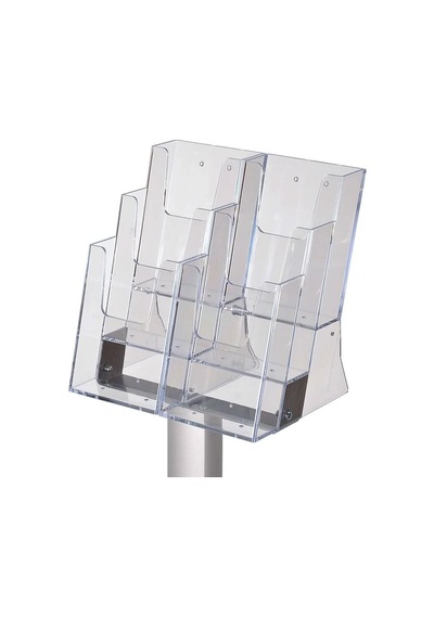 Pillar Broşür Stand 6x1/3a4 10x21cm