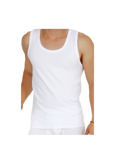 The Don Organic Blended Erkek Atlet Beyaz Singlet