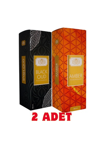 Amber Ve Siyah Oud & Black Oud Oda Ve Kumaş Spreyi Seccade Spreyi Oda Kokusu Koku 400 Ml.