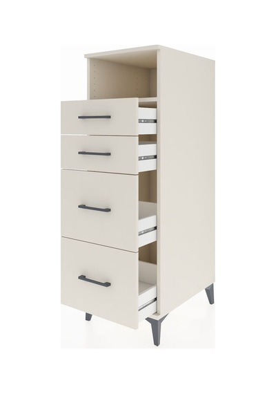 Kronos Dolap Tek Raflı 4 Çekmeceli 44x59x134 Aytaşı-aytaşı Aytaşı
