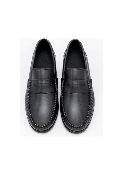 Yalçın Erkek Taba Loafer Ayakkabı Bağcıksız Tokalı Dikişli Klasik Mokasen Günlük Ayakkabı Siyah - 909275273 Siyah