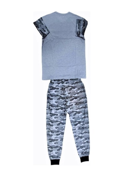 Mod Collection Kamuflaj Paçası Lastikli Erkek Pijama Takım