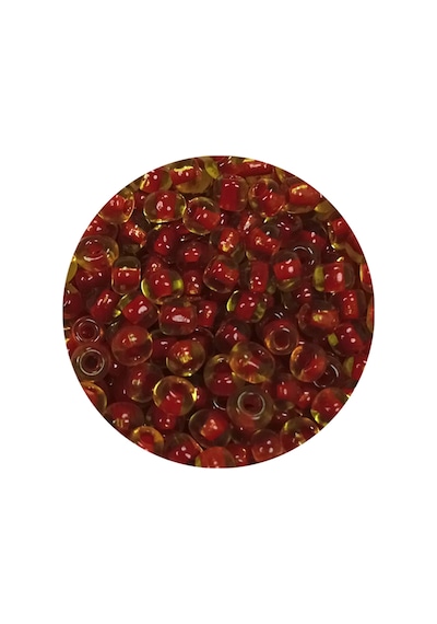 Dökme Cam Kum Boncuk 8/0 3 Mm - 20 Gram - Şeffaf Açık Kahve - Bnc148