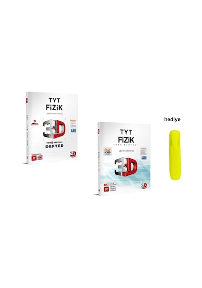 3d Yayınları Tyt Video Destekli Fizik Defter Ve Soru Bankası Seti