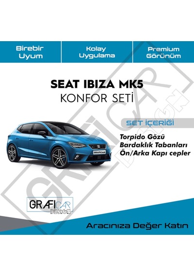 Seat Ibiza Mk5 Konfor Seti -Araç Içi Ses  Kumaş Kaplama (387340439)
