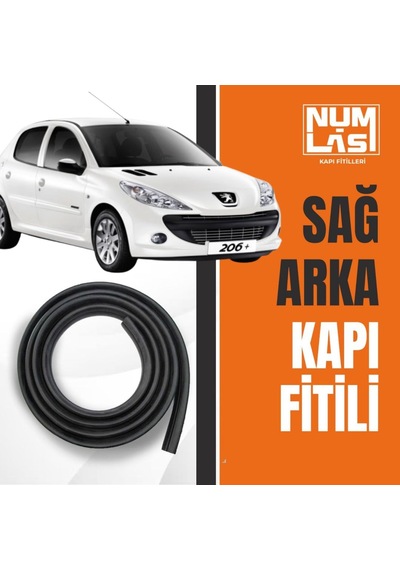 Peugeot 206+ Sağ Arka Kapı Fitili-a Kalite-numlas-nm3681