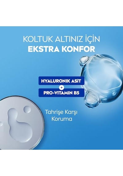 Nıvea Kadın Roll On Deodorant Derma Control Defend 50 Ml,tahrişe Karşı Koruma, 72 Saat Anti Perspirant Koruma,alkolsüz Formül,hyaluronik Asit, Provitamin B5
