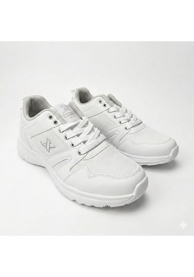 Xstep Unisex 36-47 Numara Arası Rahat Günlük Tekstil Spor Ayakkabı Beyaz