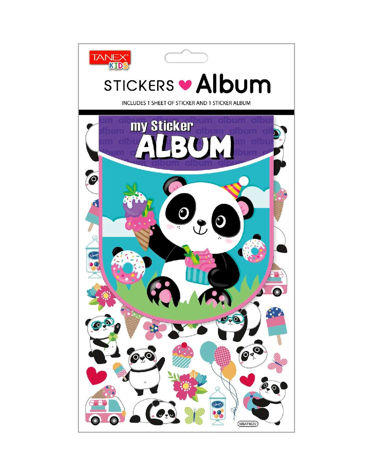 Tanex Mutlu Panda Albüm Serisi Tnx-25458