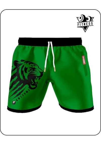 Freeside Freesıde Tiger Fury Training Short Yeşil