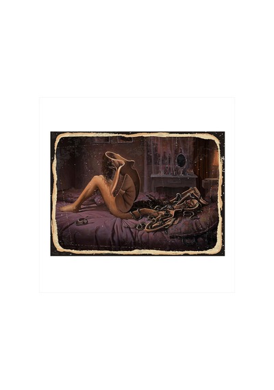 Bedeko İnsan Ve Yılanlar Mdf Poster 50 Cm X 70 Cm